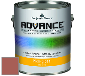 Benjamin Moore 794 Advance Interior Paint-High Gloss глянцевая алкидная эмаль цвет 2089-20 Rosy Peach