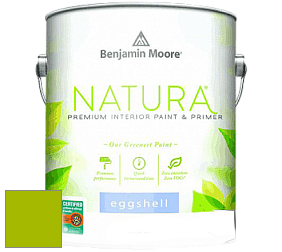 Benjamin Moore 513 Natura Interior Eggshell Finish краска с блеском цвет 2026-10 Lime Green