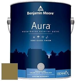 Benjamin Moore Aura 632 Waterborne Exterior Semi-Gloss Finish краска цвет 2149-10 Newt Green
