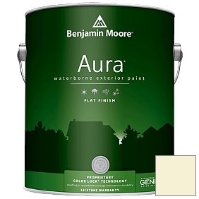 Краска Aura Waterborne Exterior Flat Finish (629) цвет 2025-70 Barely Yellow