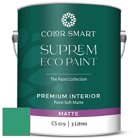 COLOR SMART CS 619 SUPREM ECO PAINT матовая краска цвет 2043-30 Kelp Forest Green