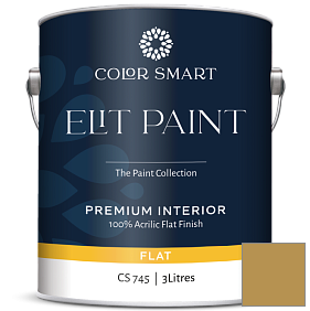 Краска COLOR SMART CS 745 ELIT PAINT глубокоматовая моющаяся краска цвет 2151-30 Ochre
