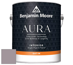 Benjamin Moore Aura 526 Waterborne Interior Satin Finish покрытие цвет 1447 Amethyst Sky