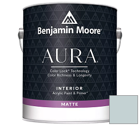 Краска Benjamin Moore Aura Interior Paint - Matte (522) цвет 2136-60 Harbor Haze