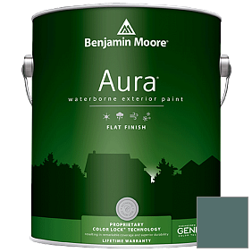 Краска Aura Waterborne Exterior Flat Finish (629) цвет 713 Polished Slate