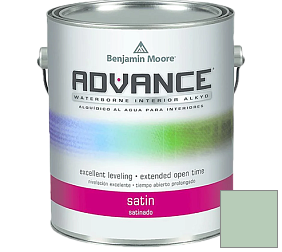 Краска Benjamin Moore 792. Advance Interior Paint-Satin эмаль цвет 626 Etched Glass