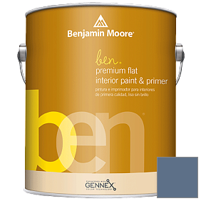 Краска Ben Premium Interior Latex Flat (W625) цвет 832 Blue Heron
