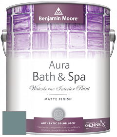 Benjamin Moore Aura 532 Bath & Spa Waterborne Interior Paint Matte Finish краска цвет AF-505 
