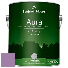 Benjamin Moore Aura 629 Waterborne Exterior Flat Finish краска цвет 2073-40 Purple Hyacinth