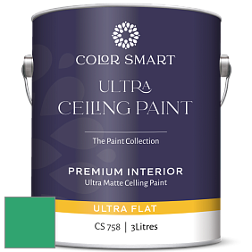 COLOR SMART CS 758 ULTRA CEILING PAINT ультраматовая краска цвет NCS S 2060-G 