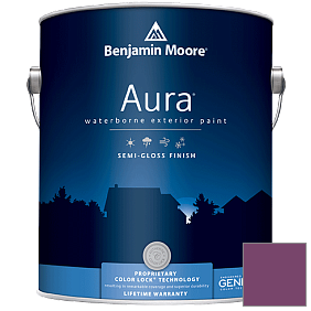 Краска Aura Waterborne Exterior Semi-Gloss Finish (632) цвет 2074-20 Summer Plum