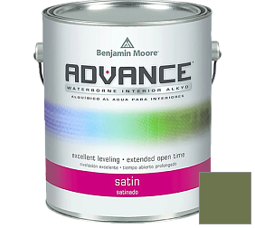 Краска Benjamin Moore 792. Advance Interior Paint-Satin эмаль цвет 434 Herb Garden