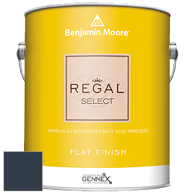 Benjamin Moore 547 Regal Select Waterborne Interior Flat Finish краска цвет RAL 5008 
