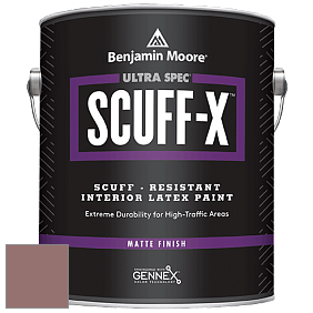 Benjamin Moore 484 Ultra Spec SCUFF-X Interior Matte Finish краска цвет 2103-40 Hickory Stick