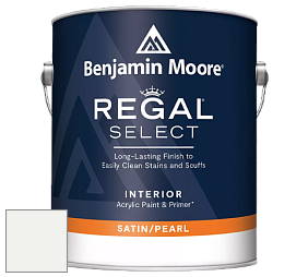 Benjamin Moore 550 Regal Select Waterborne Interior Pearl Finish краска цвет OC-152 Super White