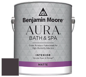 Benjamin Moore Aura 532 Bath & Spa Waterborne Interior Paint Matte Finish краска цвет NCS S 8505-R20B 