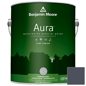 Краска Aura Waterborne Exterior Flat Finish (629) цвет 833 Evening Sky