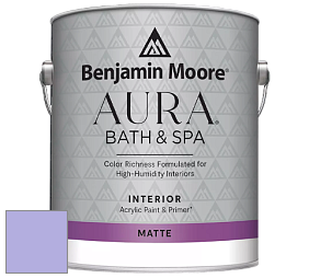 Benjamin Moore Aura 532 Bath & Spa Waterborne Interior Paint Matte Finish краска цвет NCS S 1040-R60B 