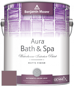 Benjamin Moore Aura 532 Bath & Spa Waterborne Interior Paint Matte Finish краска цвет NCS S 5020-R20B 