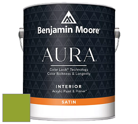 Benjamin Moore Aura 526 Waterborne Interior Satin Finish покрытие цвет 2028-20 Douglas Fir