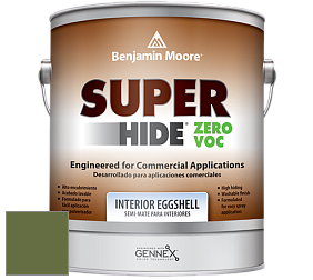 Benjamin Moore 357 Super Hide Zero Voc Interior Eggshell краска цвет NCS S 5040-G40Y 