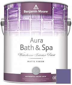 Краска Benjamin Moore Aura Bath & Spa Interior Paint Matte Finish (532) цвет 1399 Seduction