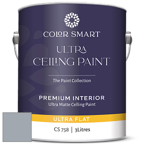COLOR SMART CS 758 ULTRA CEILING PAINT ультраматовая краска цвет 2120-50 Silver Spring