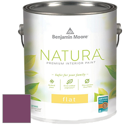 Benjamin Moore 512 Natura Interior Flat Finish матовая краска цвет 2075-20 Mulberry