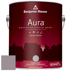 Benjamin Moore Aura 631 Waterborne Exterior Satin Finish краска цвет 2115-40 Mauve Blush