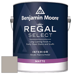 Benjamin Moore 548 IRegal Select Interior Paint - Matte краска цвет 2108-50 Silver Fox