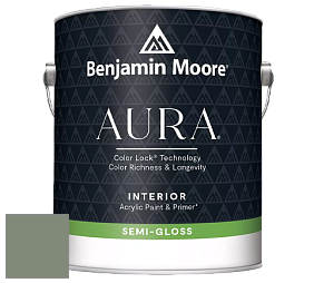 Benjamin Moore Aura 528 Waterborne Interior Semi-gloss Finish краска цвет RAL 7033 