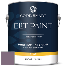 COLOR SMART CS 745 ELIT PAINT глубокоматовая моющаяся краска цвет NCS S 5020-R40B 