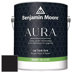 Benjamin Moore Aura 528 Waterborne Interior Semi-gloss Finish краска цвет RAL 8022 