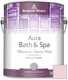 Краска Benjamin Moore Aura Bath & Spa Interior Paint Matte Finish (532) цвет 1353 Rose Garden