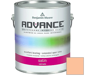 Краска Benjamin Moore 792. Advance Interior Paint-Satin эмаль цвет 137 Peach Pudding