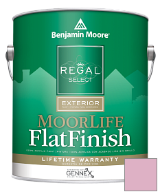 Краска Regal Select Exterior Paint-MoorLife Flat Finish (W105) цвет 1354 Wild Heart
