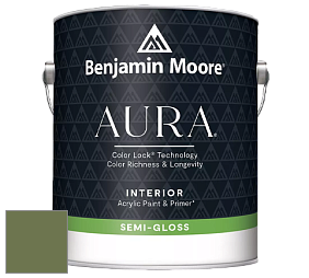 Benjamin Moore Aura 528 Waterborne Interior Semi-gloss Finish краска цвет 434 Herb Garden