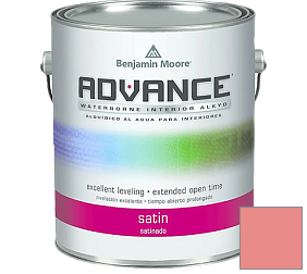 Краска Benjamin Moore 792. Advance Interior Paint-Satin эмаль цвет 1304 All-a-Blaze