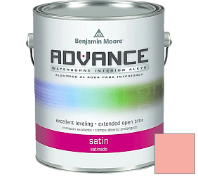 Краска Benjamin Moore 792. Advance Interior Paint-Satin эмаль цвет 003 Pink Paradise