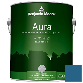 Краска Aura Waterborne Exterior Flat Finish (629) цвет 2060-20 California Blue