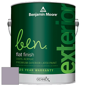 Benjamin Moore Ben 541 Waterborne Exterior Flat Finish краска цвет AF-595 