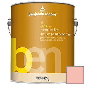 Краска Ben Premium Interior Latex Flat (W625) цвет 010 Pink Canopy