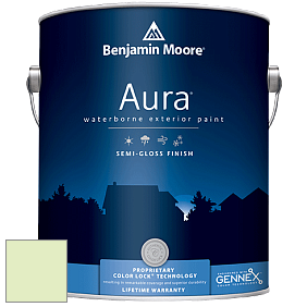 Benjamin Moore Aura 632 Waterborne Exterior Semi-Gloss Finish краска цвет 2031-60 Neon Celery