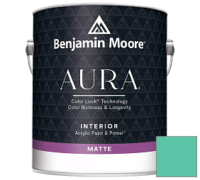 Краска Benjamin Moore Aura Interior Paint - Matte (522) цвет 2046-40 Green Sponge