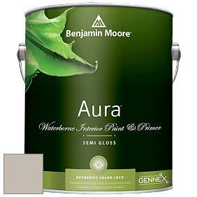 Benjamin Moore Aura 528 Waterborne Interior Semi-gloss Finish краска цвет 861 Shale