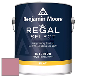 Benjamin Moore 547 Regal Select Waterborne Interior Flat Finish краска цвет 1272 Princess