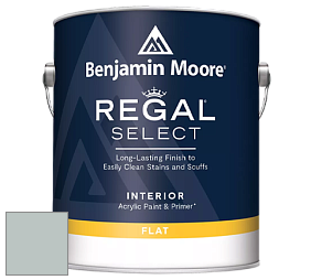 Benjamin Moore 547 Regal Select Waterborne Interior Flat Finish краска цвет NCS S 2005-B80G 