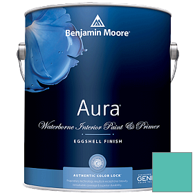 Краска Aura Waterborne Interior Eggshell Finish (524) цвет 2048-40 Poolside Blue