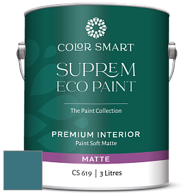COLOR SMART CS 619 SUPREM ECO PAINT матовая краска цвет 2057-30 Naples Blue