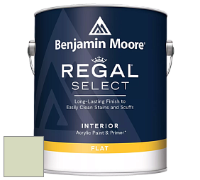 Benjamin Moore 547 Regal Select Waterborne Interior Flat Finish краска цвет 429 Garland Green